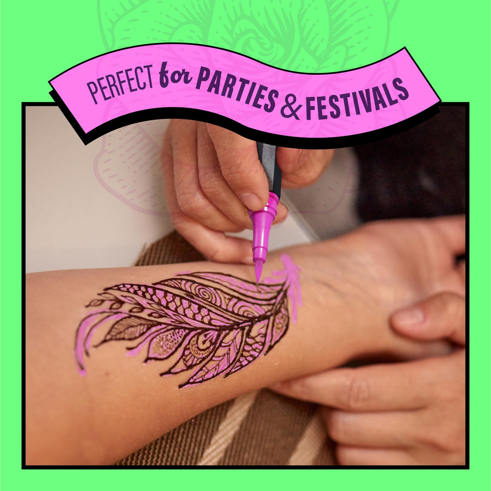 Pretty Me durable tips support precise, professional-looking lines.