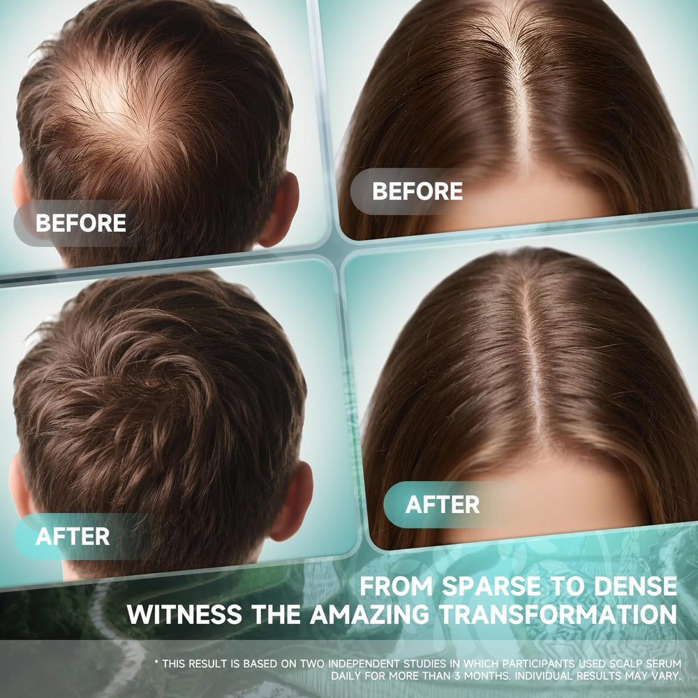 PRFTMK biotin-enriched formula strengthening hair strands from root to tip.