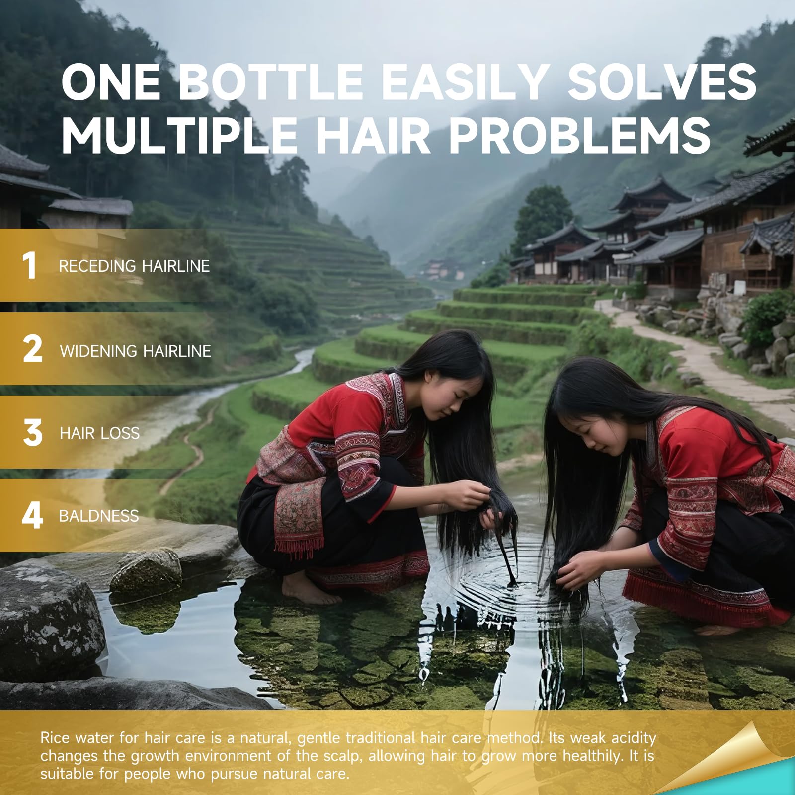 PRFTMK serum on scalp after application showing improved texture and manageability.