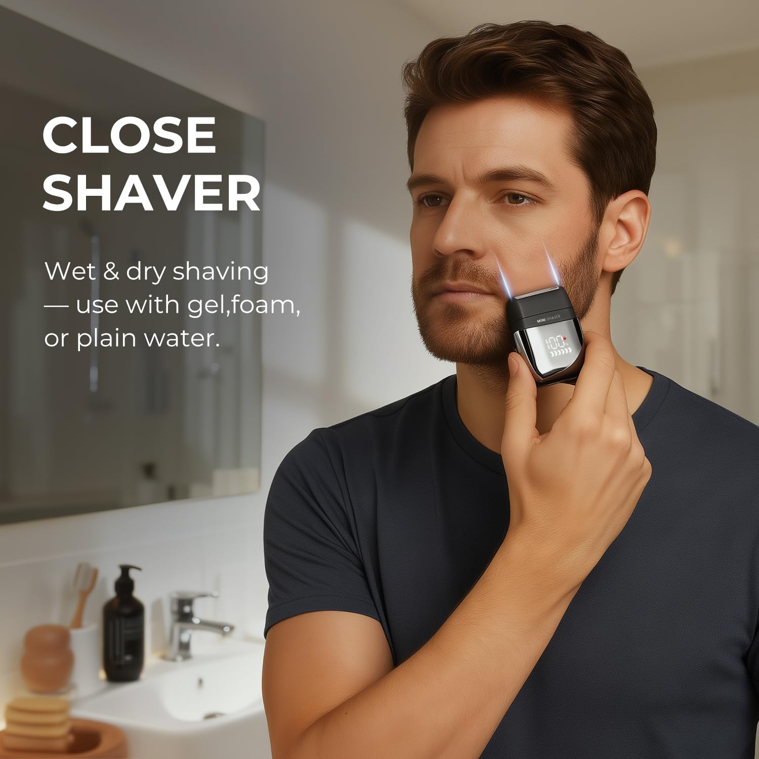 PRITECH travel-compact pocket razor for on-the-go grooming