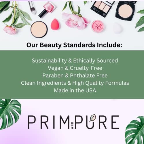 Prim and Pure mermaid brushes and mirror accessories for easy makeup play.