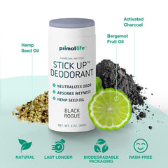Stick Up application scene showing quick swipe for long-lasting odor control.