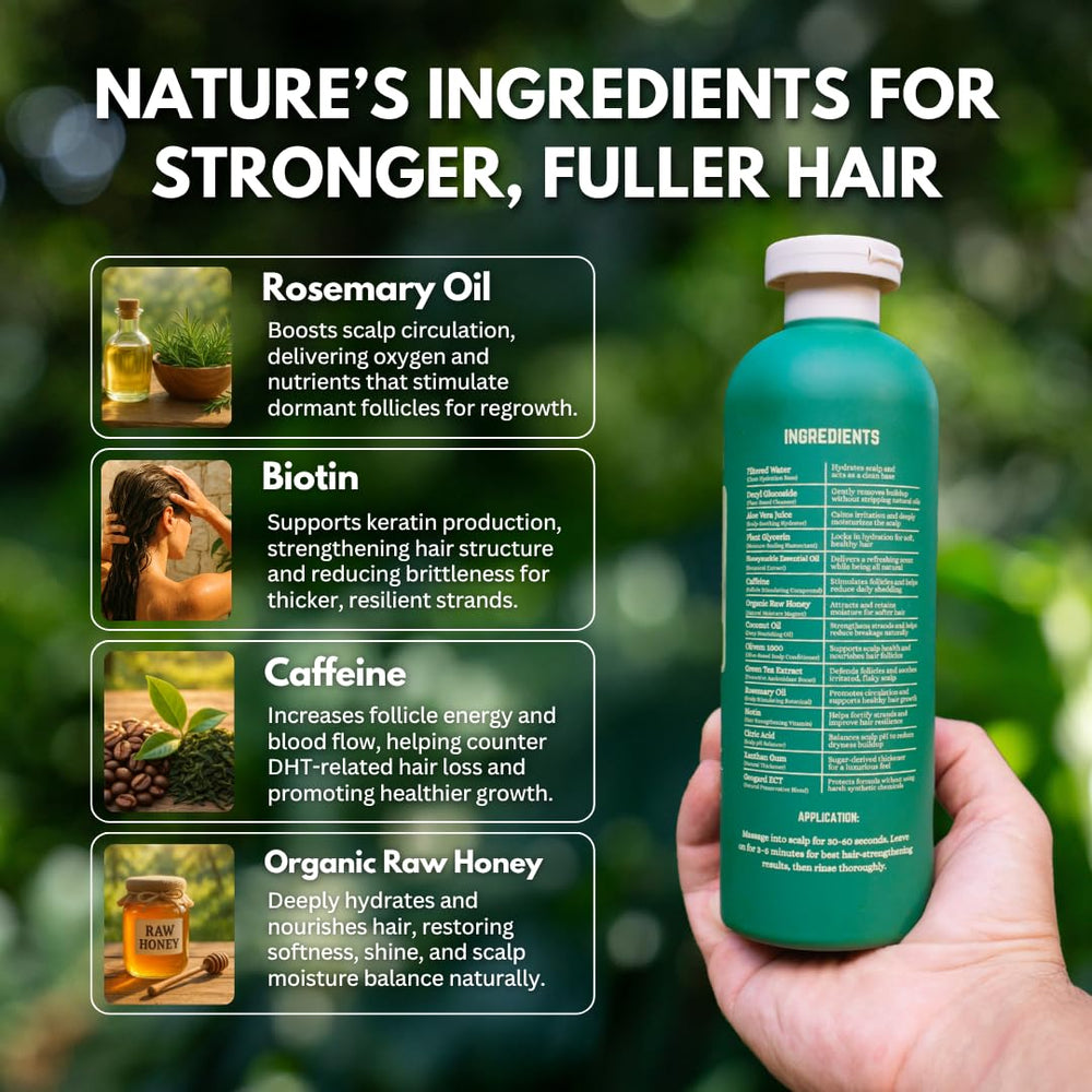 PRIMALS rosemary oil scene indicating scalp soothing benefits for balanced health