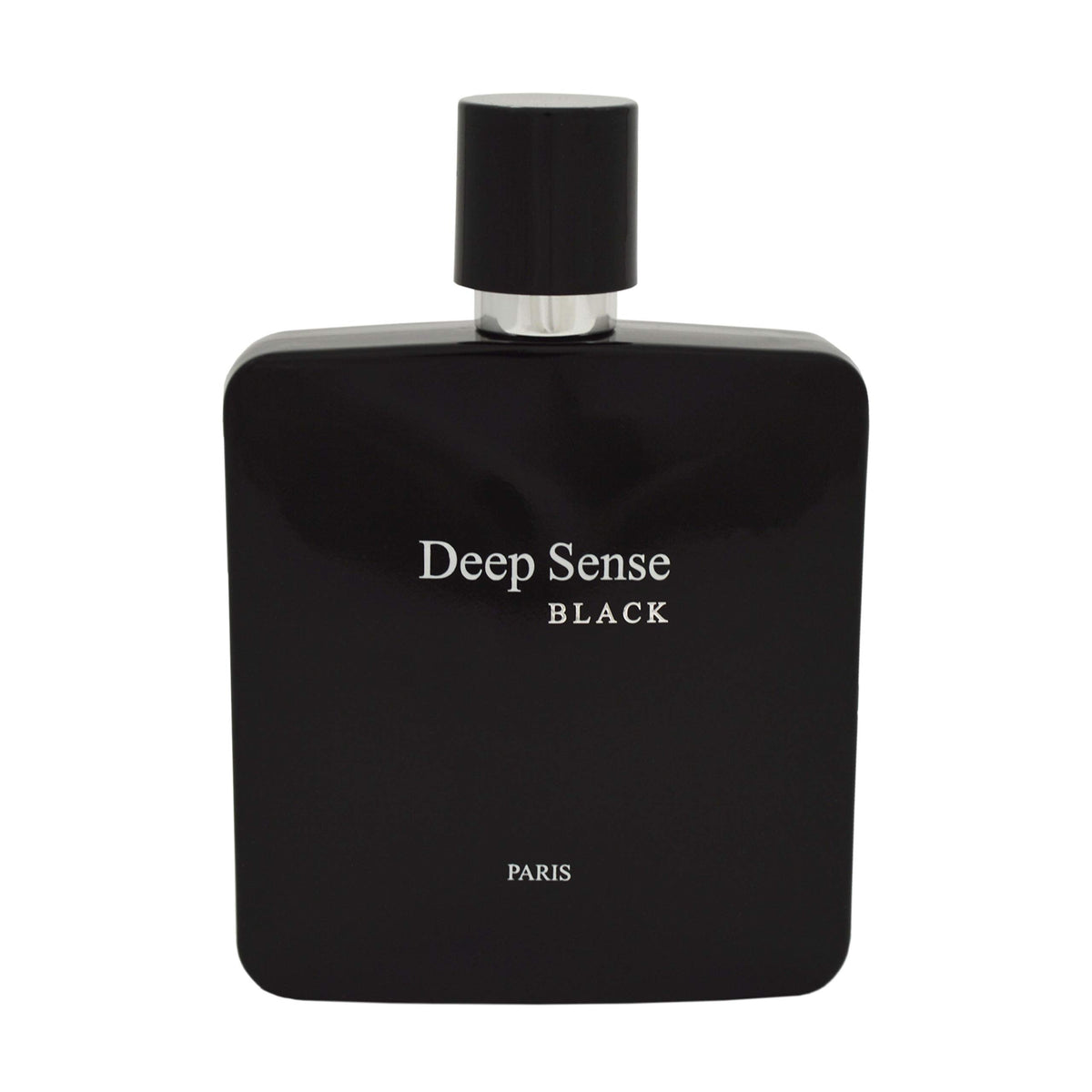 Prime COllection Deep Sense Black EDP bottle—balanced wood and citrus notes for evening wear.