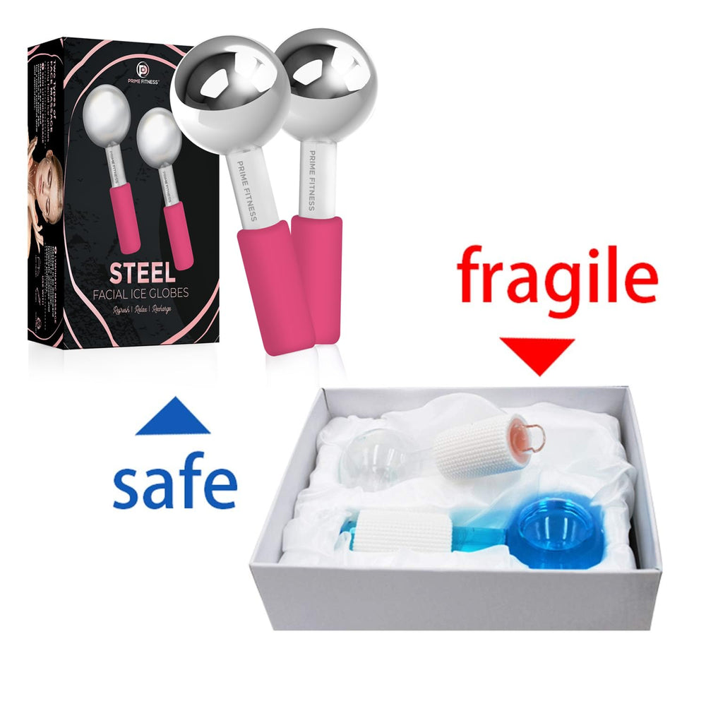 Prime Fitness cold therapy globe – long-lasting cooling for at-home spa sessions.