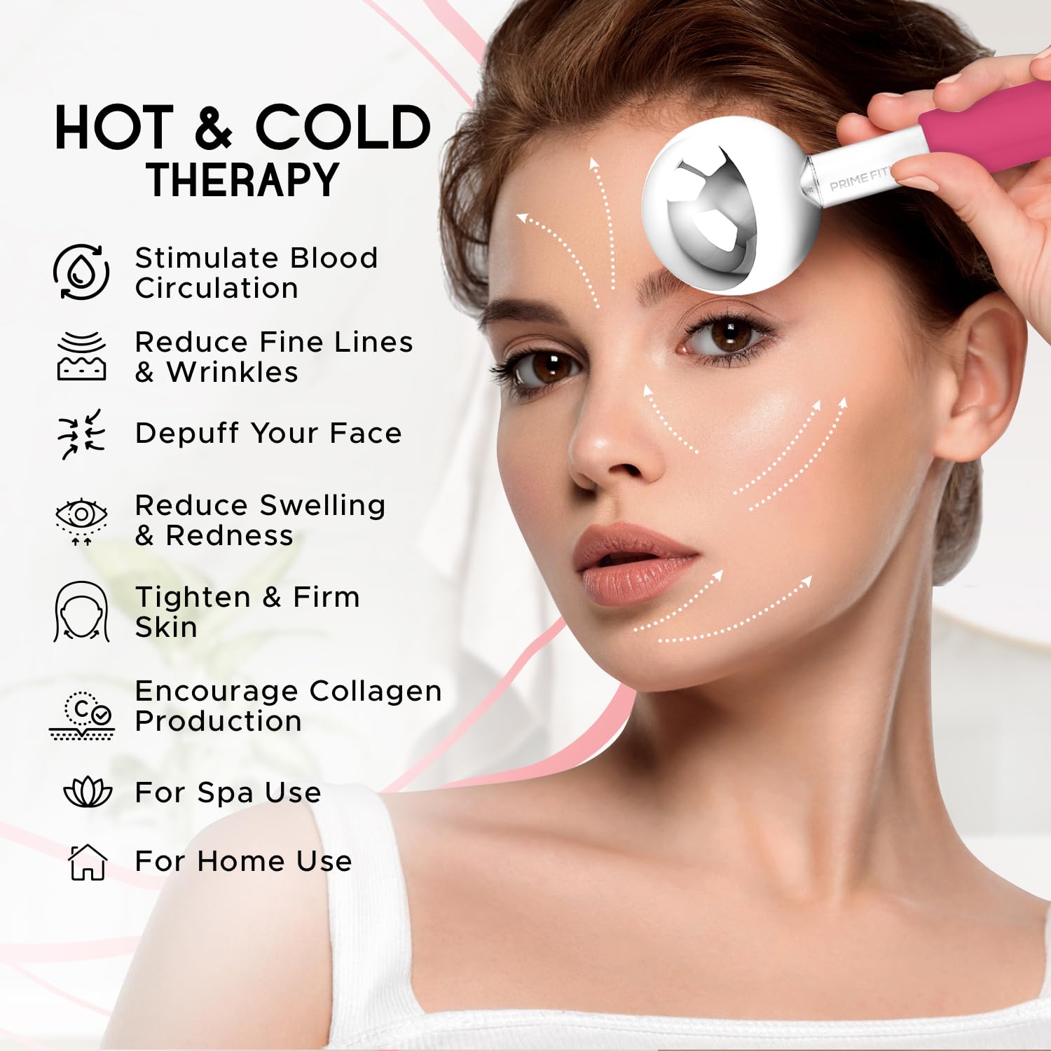 Prime Fitness cryo sticks for face – soothing cold therapy for puffiness.