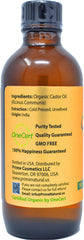 Prime Natural castor oil for hair and scalp nourishment with cold-pressed purity.