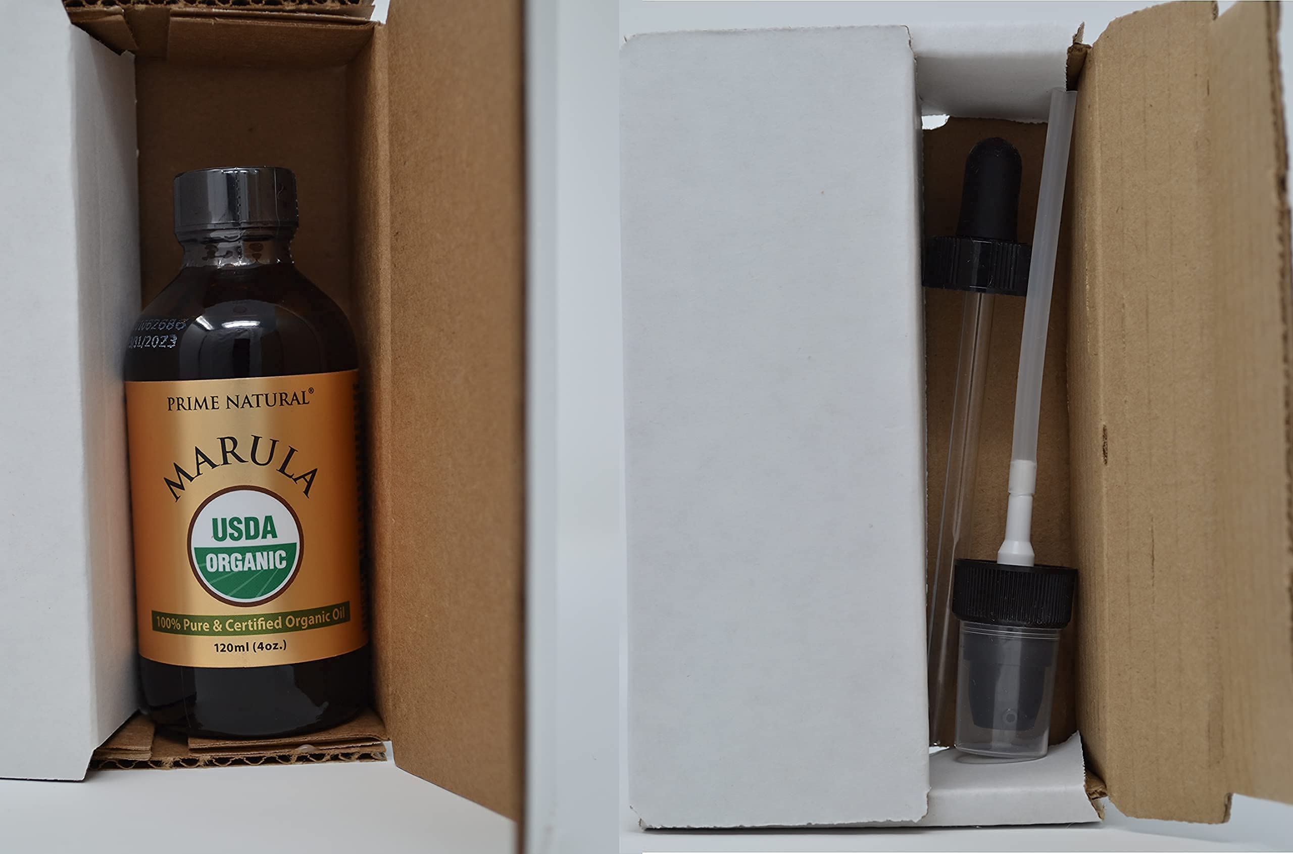 PRIME NATURAL Marula Oil applied to the face for a hydrated, radiant look.