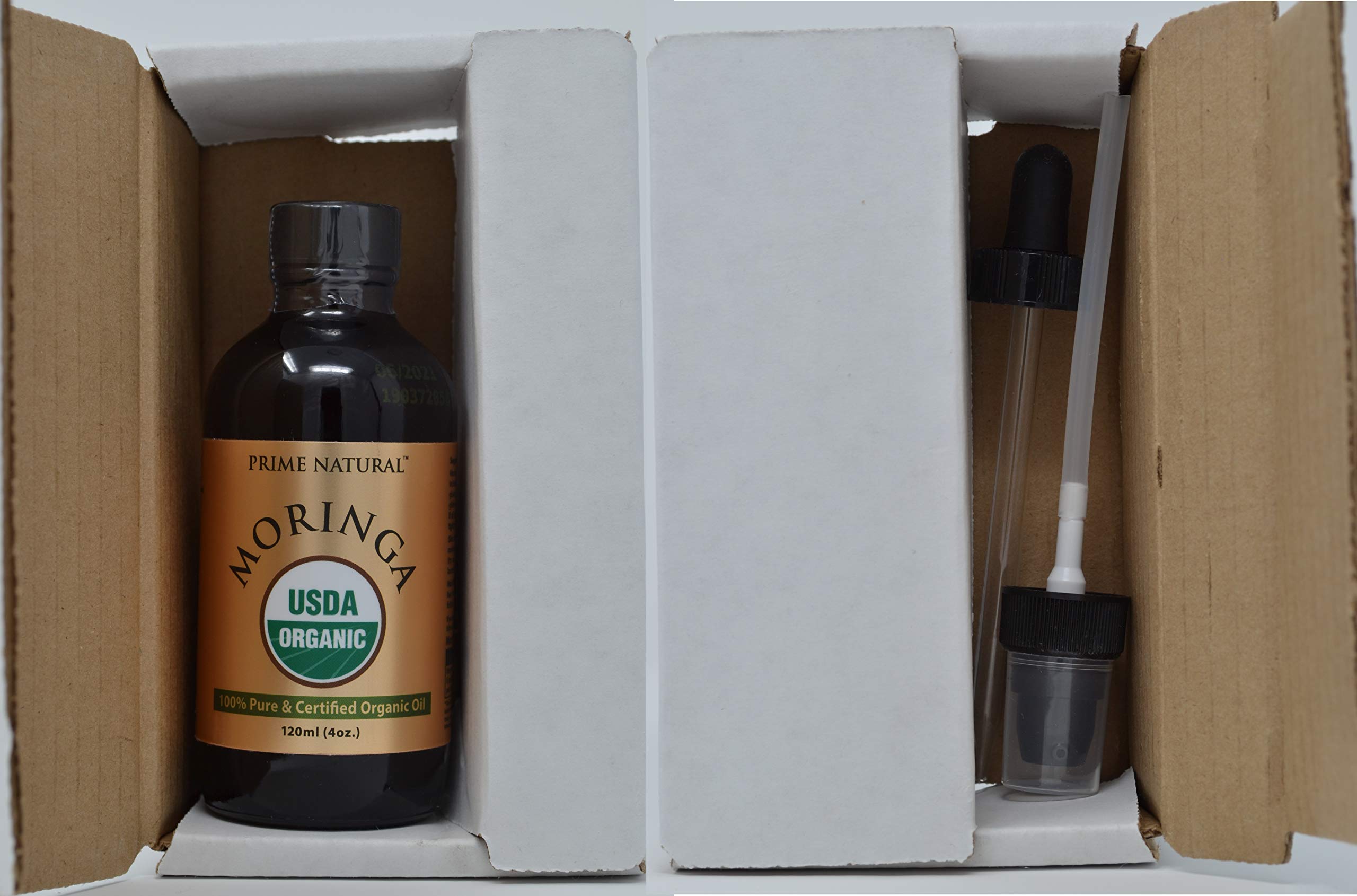 Prime Natural Moringa Oil-packaging conveys food-grade quality for versatile use.