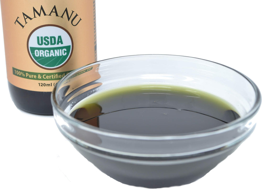 PRIME NATURAL Tamanu oil cuticle application demonstrates nail care at home.
