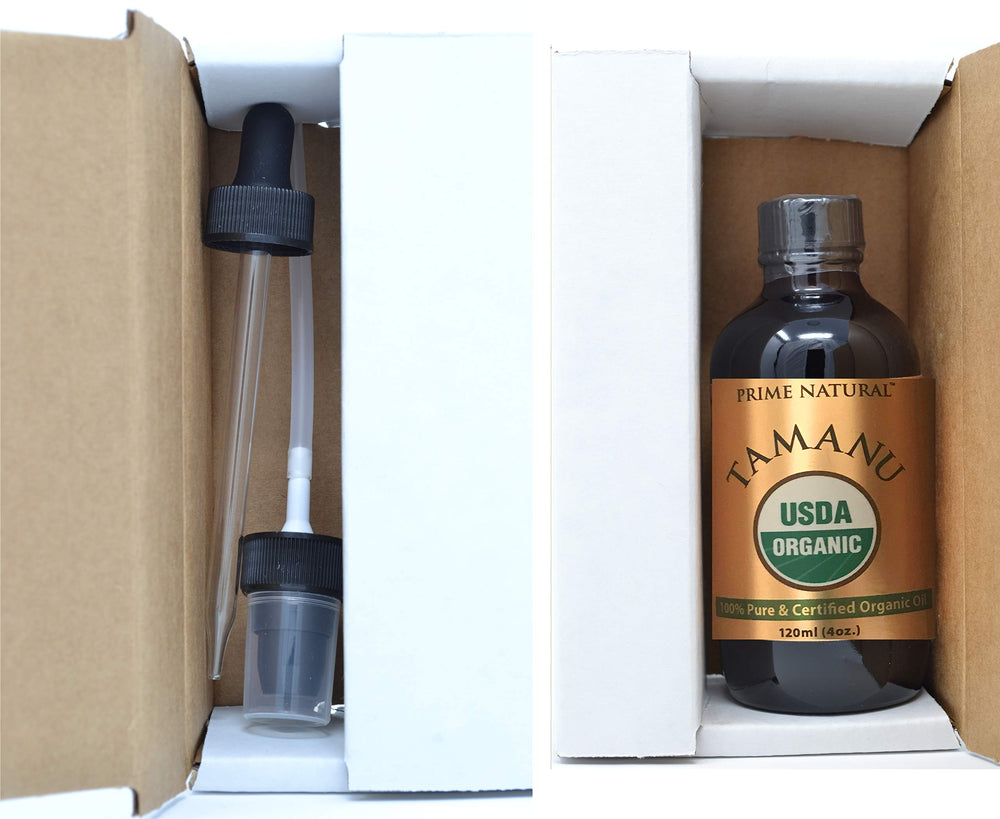 PRIME NATURAL Tamanu oil dandruff treatment depicts soothing scalp care and comfort.
