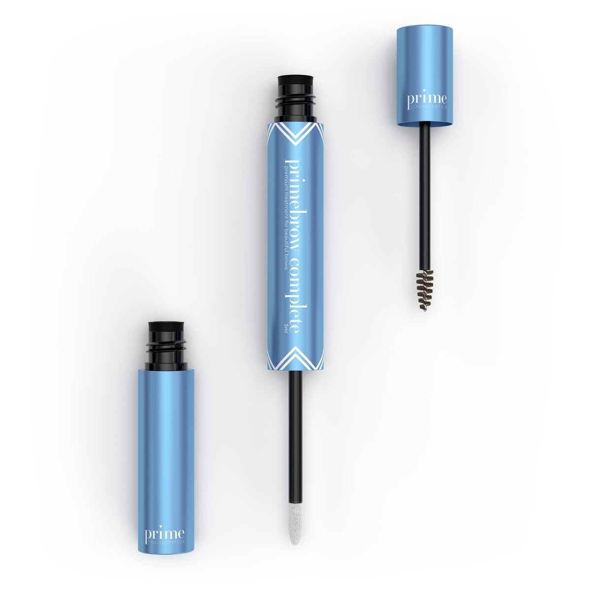 Prime Prometics PrimeBrow Complete packaging shows all-in-one brow care for travel