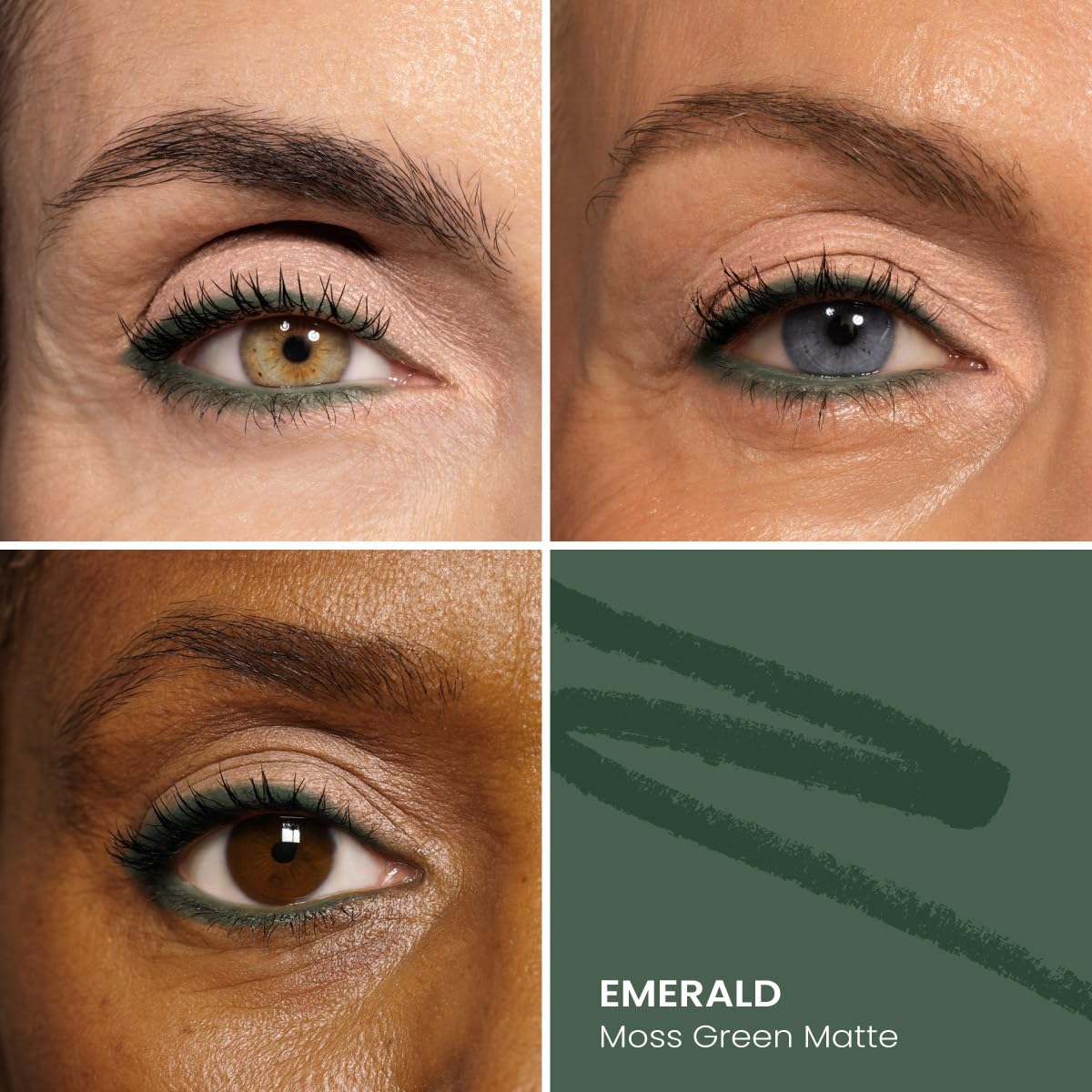 Prime Prometics PrimeEyes Glide Emerald close-up shows creamy gel texture for smooth application.