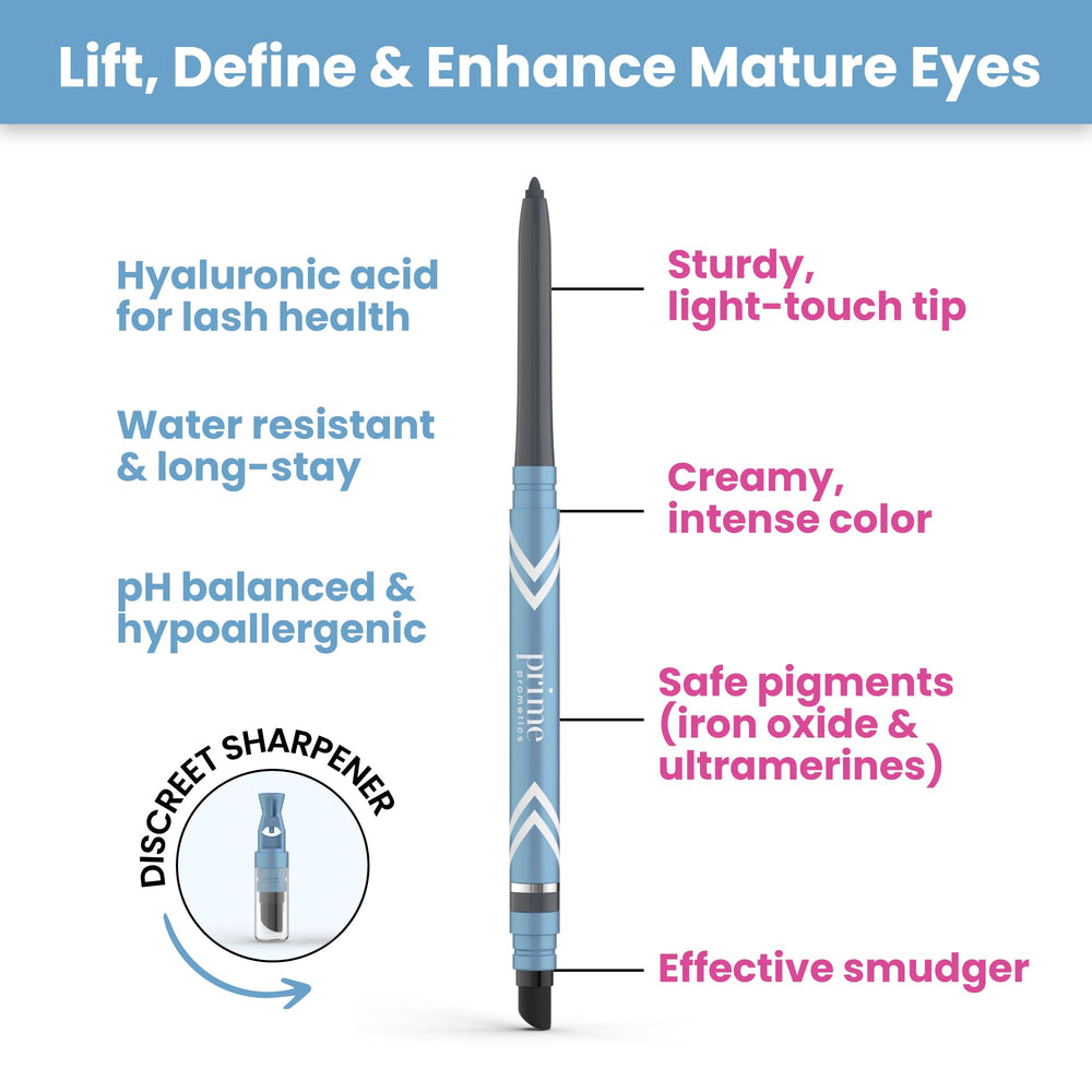 Prime Prometics PrimeEyes Glide Emerald with discreet sharpener for precise edge sharpening.