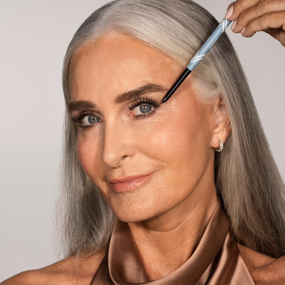 PrimePrometics PrimeEyes Glide Eyeliner buildable color layering shows subtle to bold intensity.