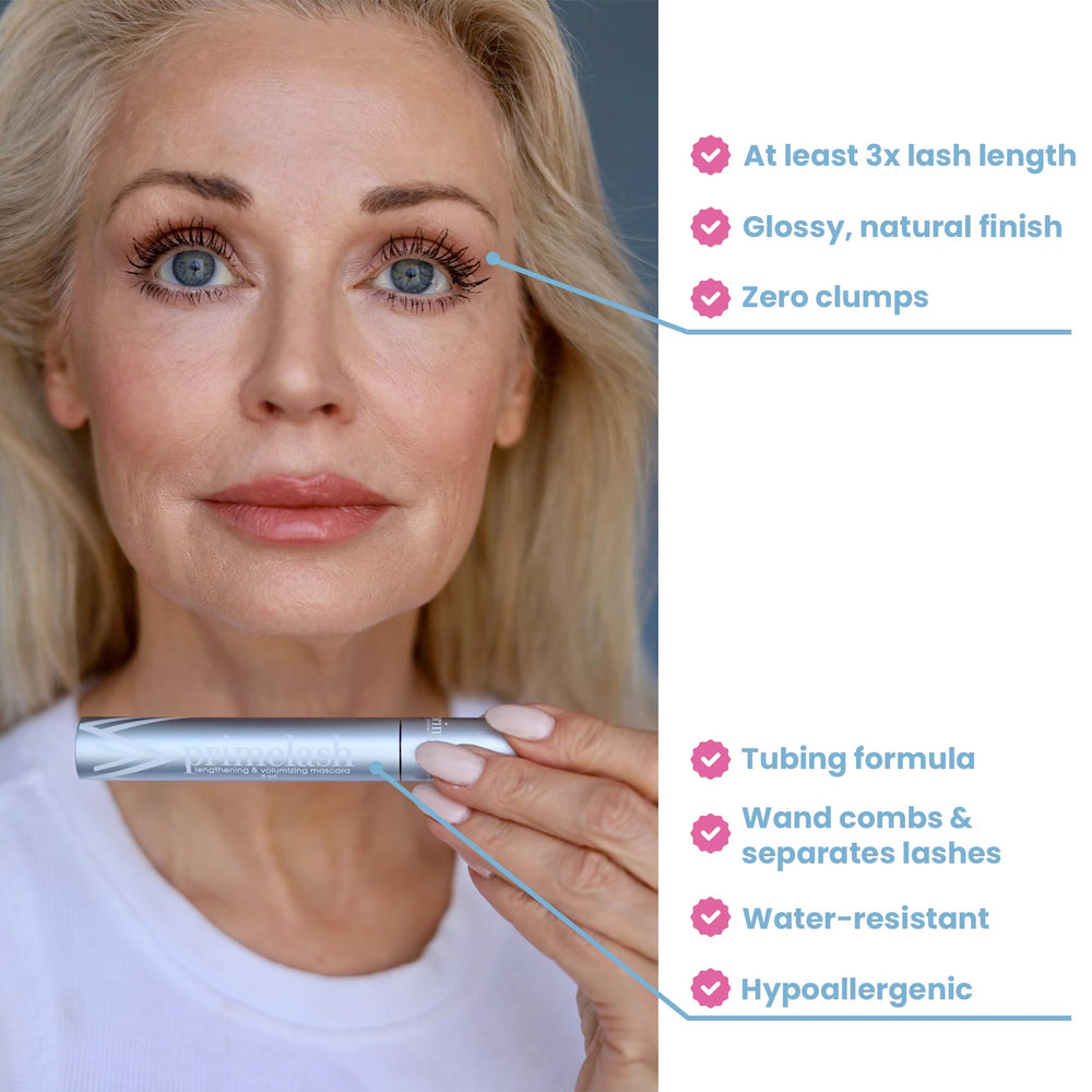 Prime Prometics PrimeLash wand close-up—magic wand separates thin lashes