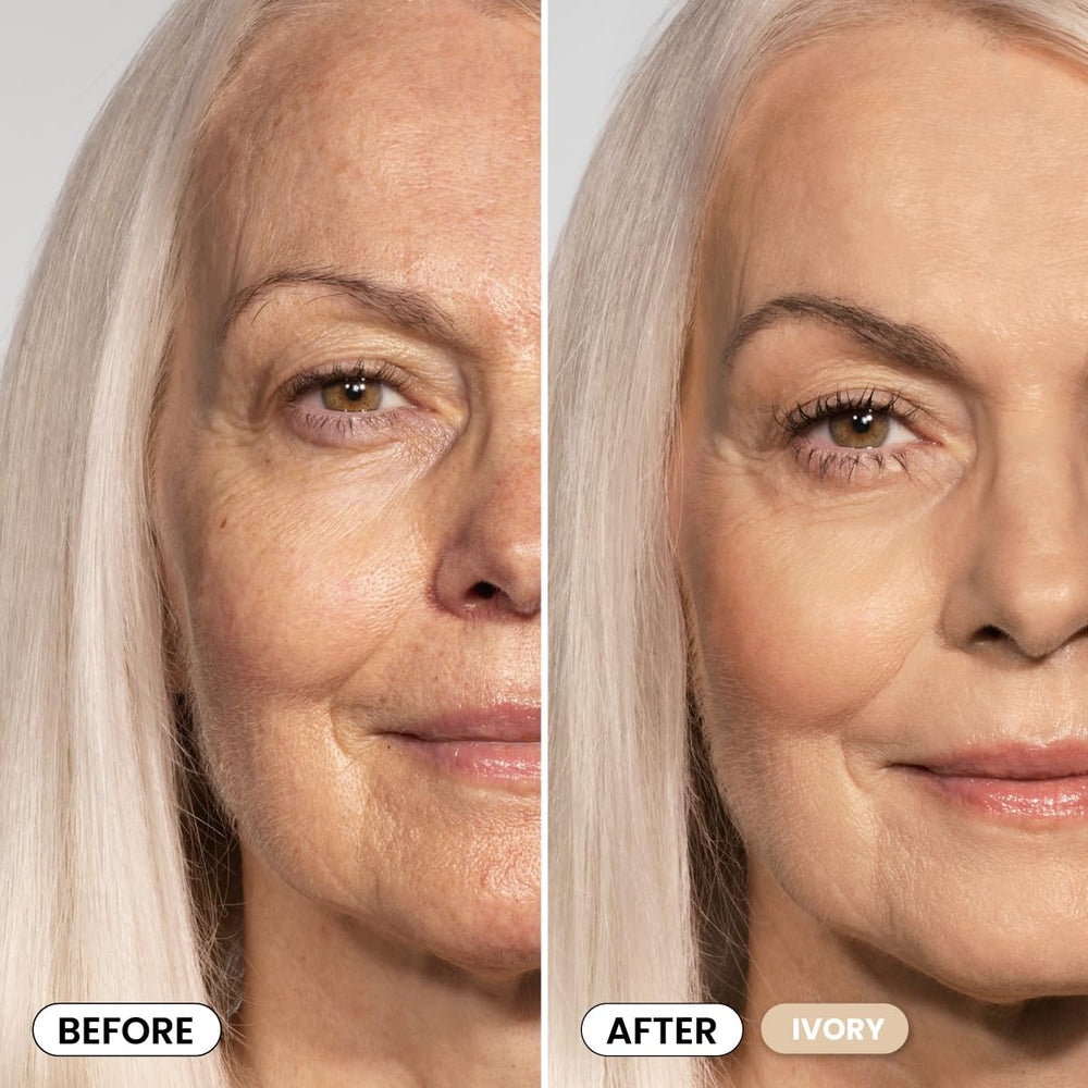 PrimePrometics PrimeSkin CC+ swatch-on-skin demonstrates buildable coverage and redness blurring.