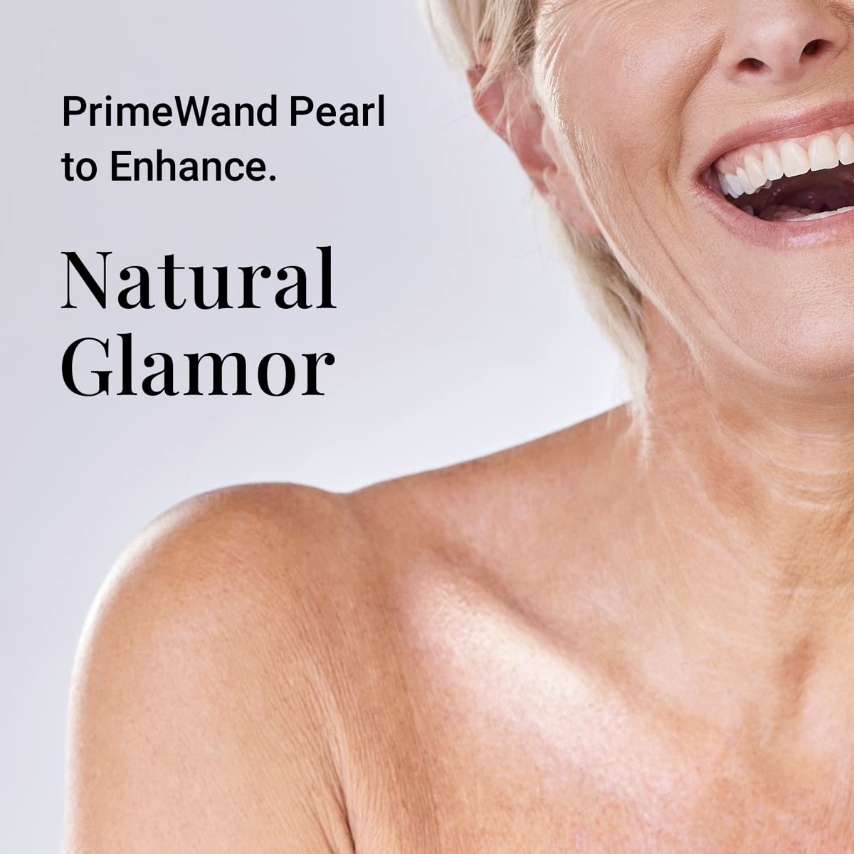 Prime Prometics PrimeWand Pearl nose-bridge glow brightens the central feature.