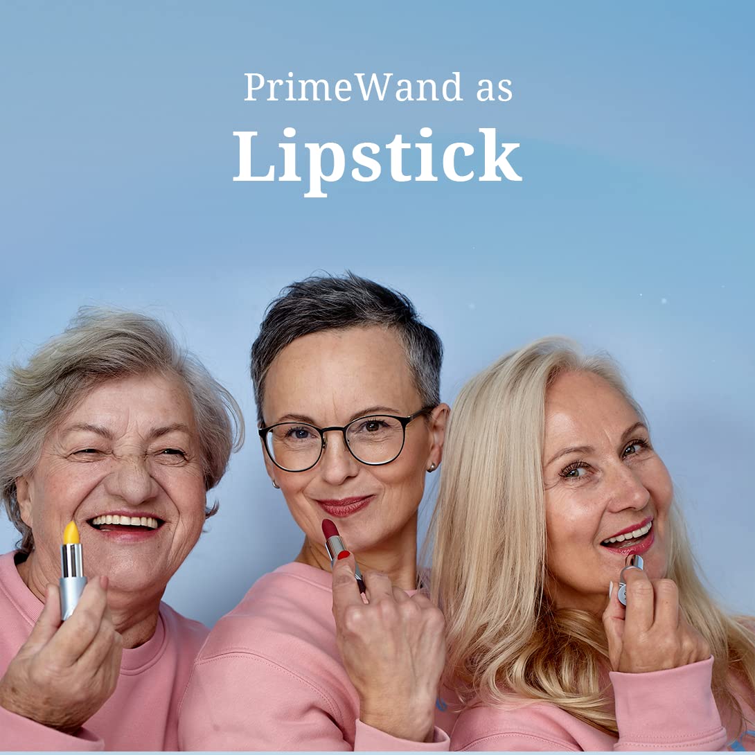 Prime Prometics PrimeWand Pigment on lips for buildable color