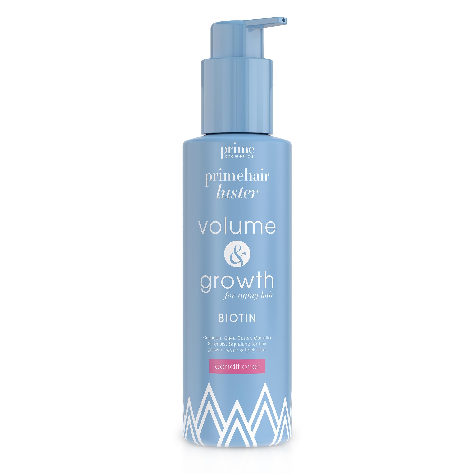 PRIME PROMETICS PrimeHair Luster bottle pour showing easy conditioning media and smooth flow.