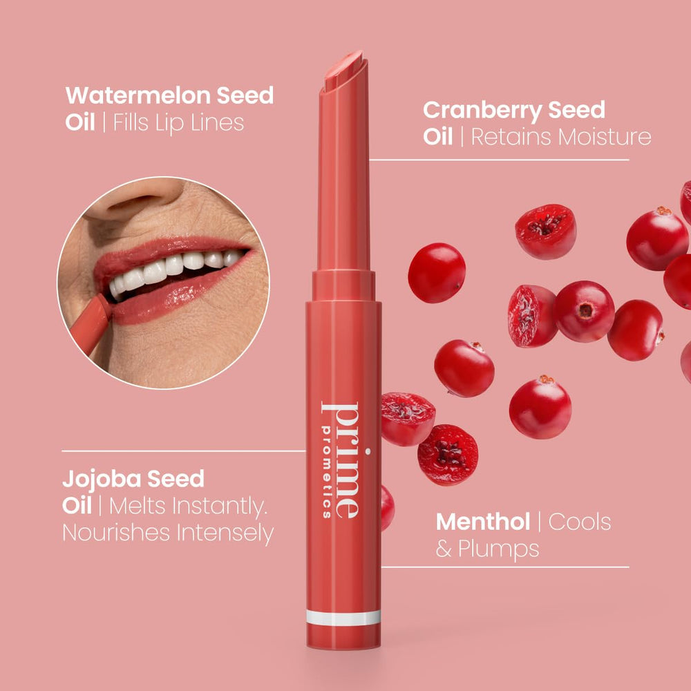 PrimePrometics PrimeLip closeup illustrating smoothing of lip lines.