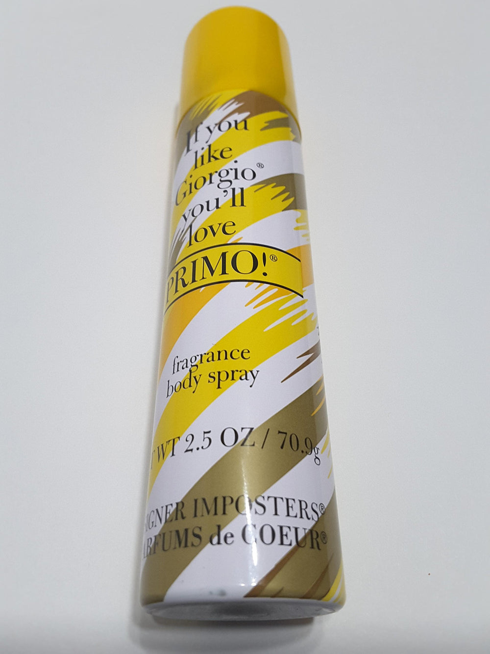 Primo bundle packaging display shows convenient fragrance duo.