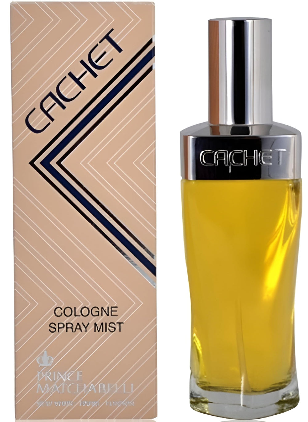 Prince Matchabelli Cachet notes closeup reveals top middle base layers for nuanced scent