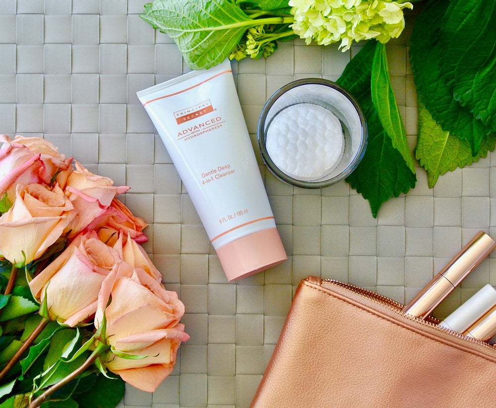 Principal Secret Gentle Deep 4-in-1 Cleanser closeup shows skin-soft finish.