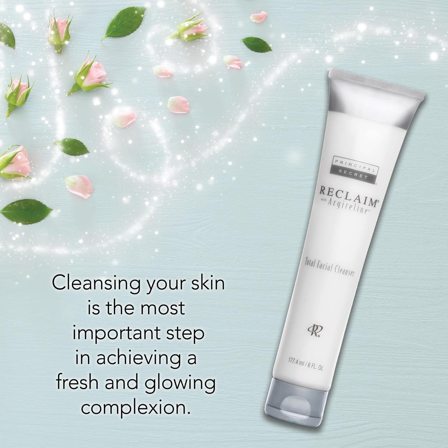 Principal Secret Reclaim Argireline Cleanser after rinse on a fresh face ready for moisturizer