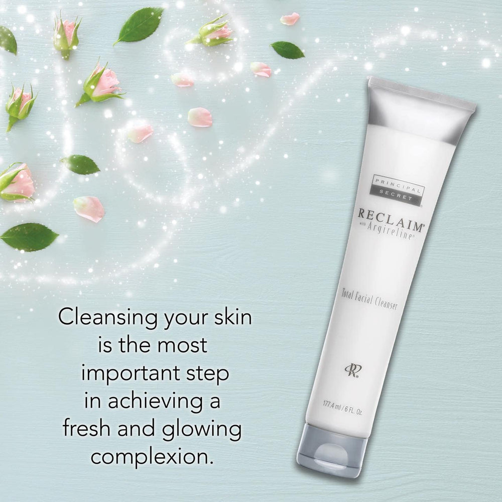 Principal Secret Reclaim Argireline Cleanser after rinse on a fresh face ready for moisturizer