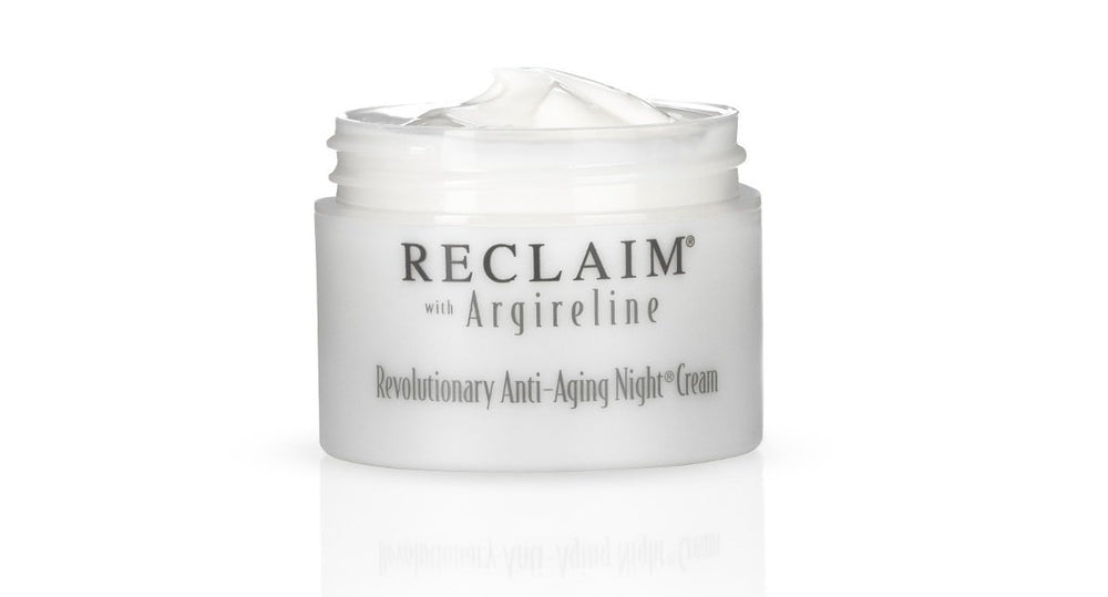 Principal Secret RECLAIM night-cream application on skin during routine improves nightly nourishment.
