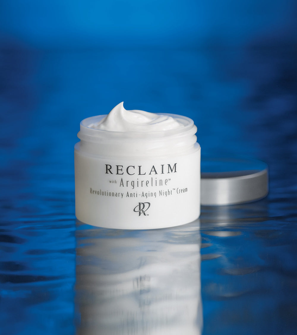 Principal Secret RECLAIM hydration detail emphasizes long-lasting moisture for dry skin.