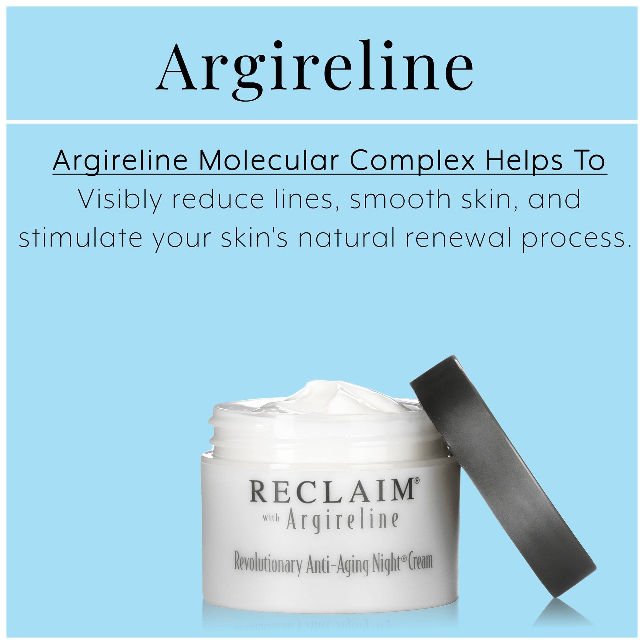 Principal Secret RECLAIM night-cream routine shot suggests bedtime skincare ritual.