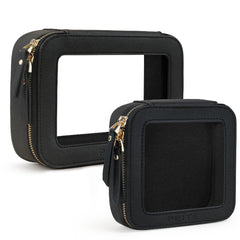 Prite Clear Makeup Bag Waterproof Travel for easy access to cosmetics on the go.