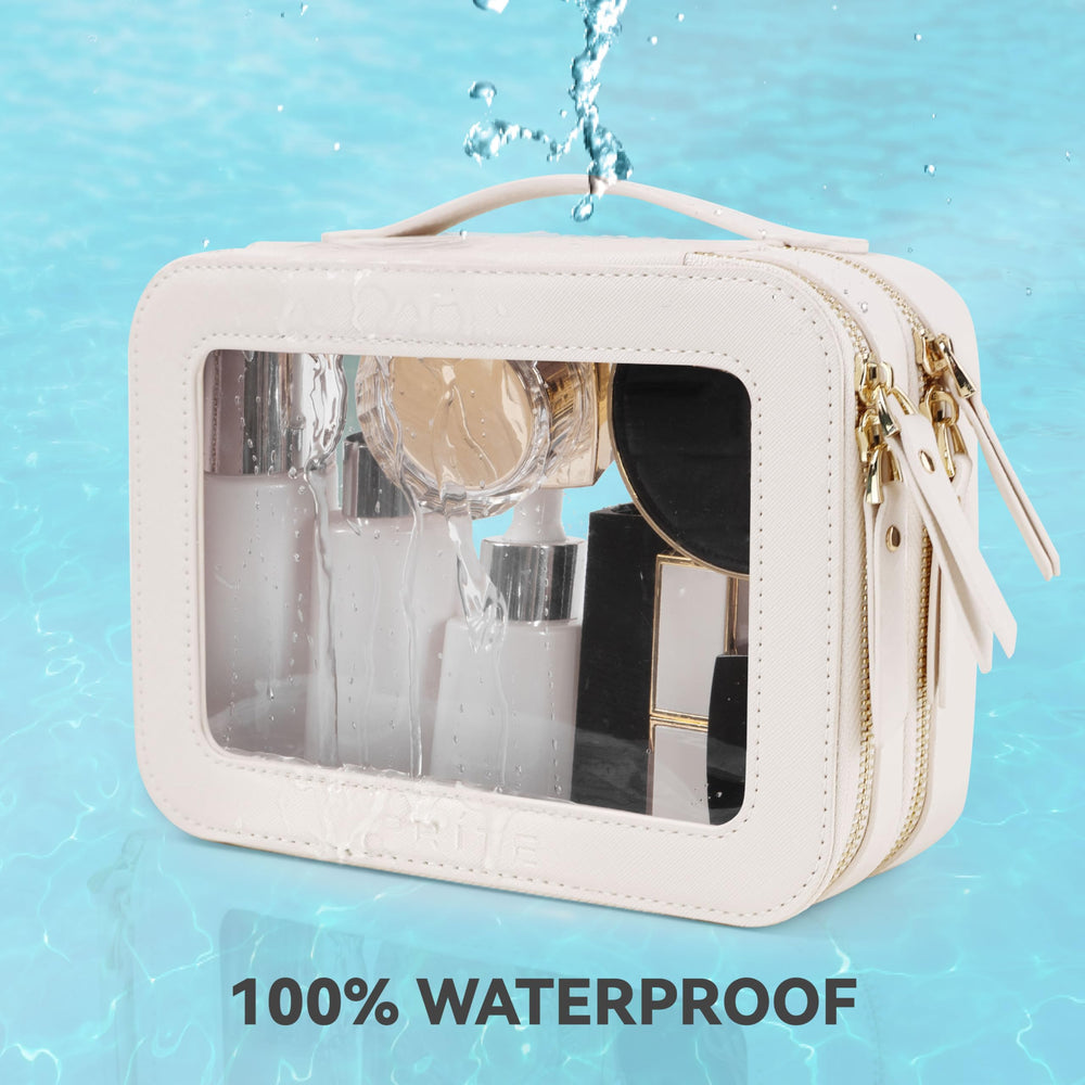 Prite clear panel design offers fast item visibility when packing.