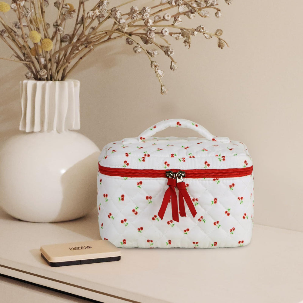 Prite gift-ready floral makeup bag ideal for gifting