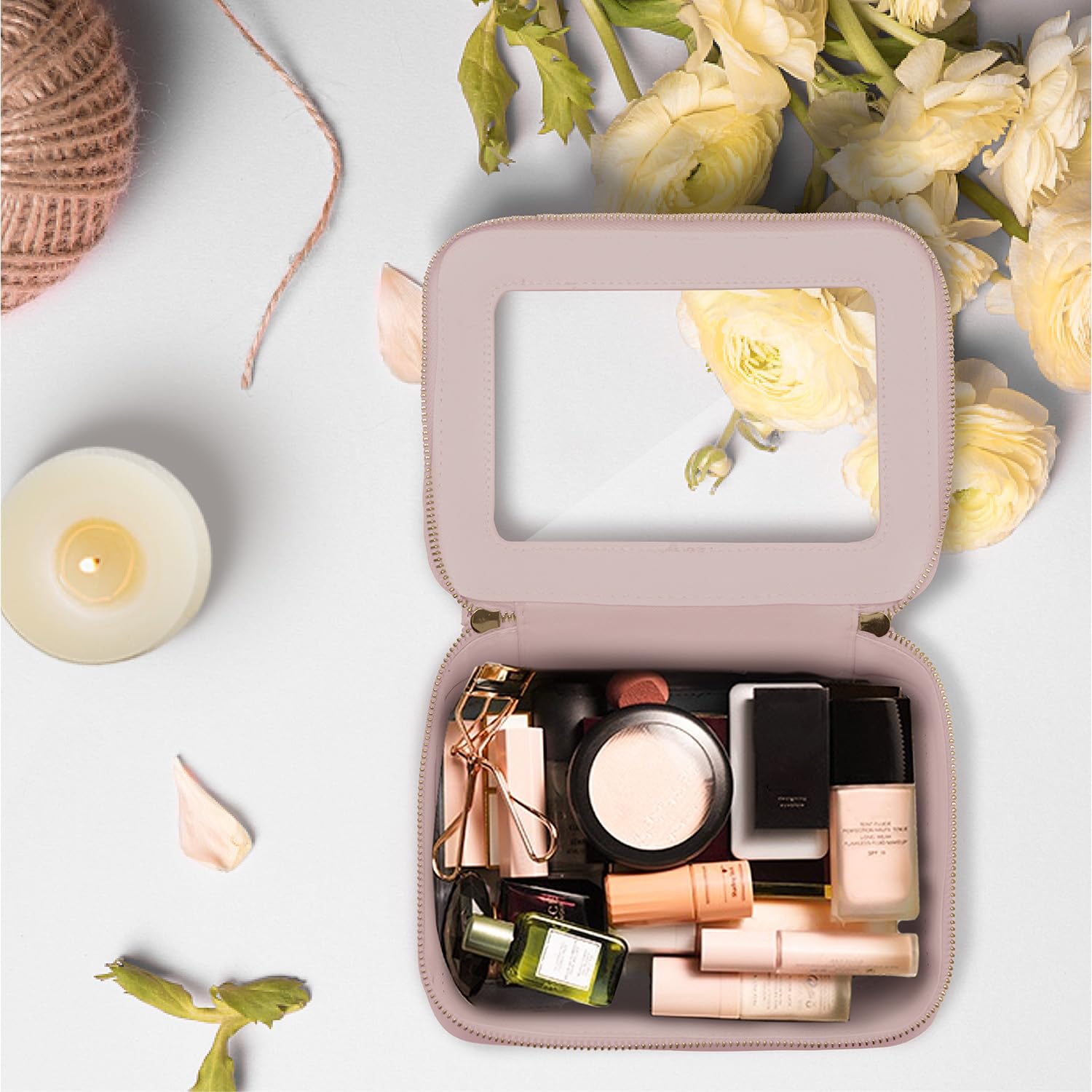 Prite gift-ready makeup case sits in elegant packaging for holidays and birthdays.