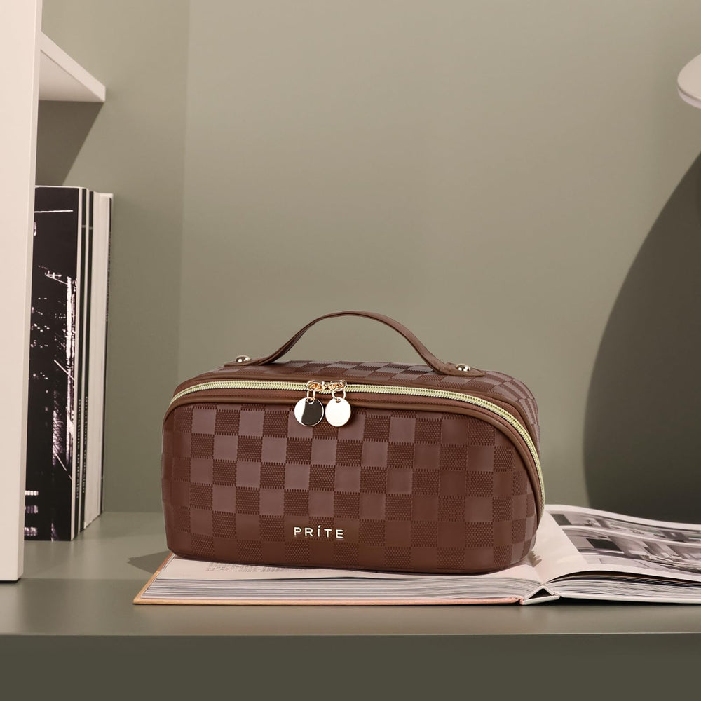 Prite travel bag doubles as home organizer for cosmetics and more.