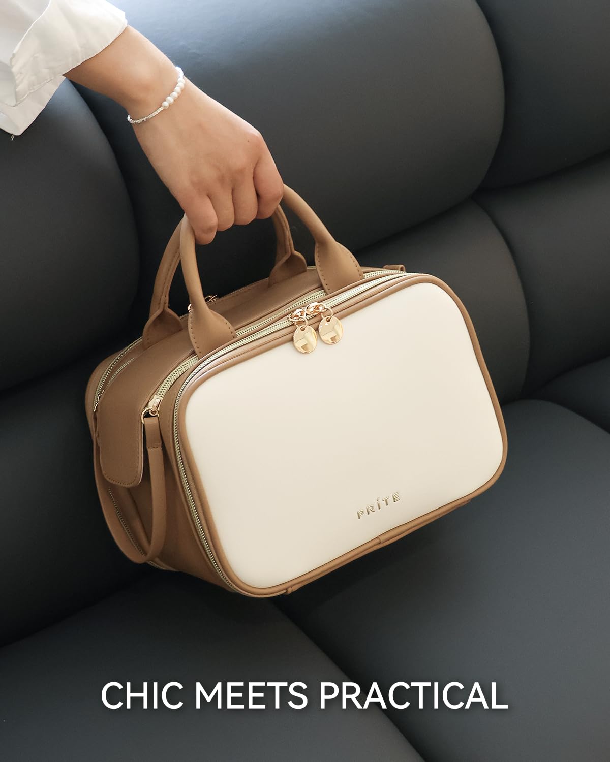 Prite makeup bag gift packaging arrives ready for gifting with premium presentation.