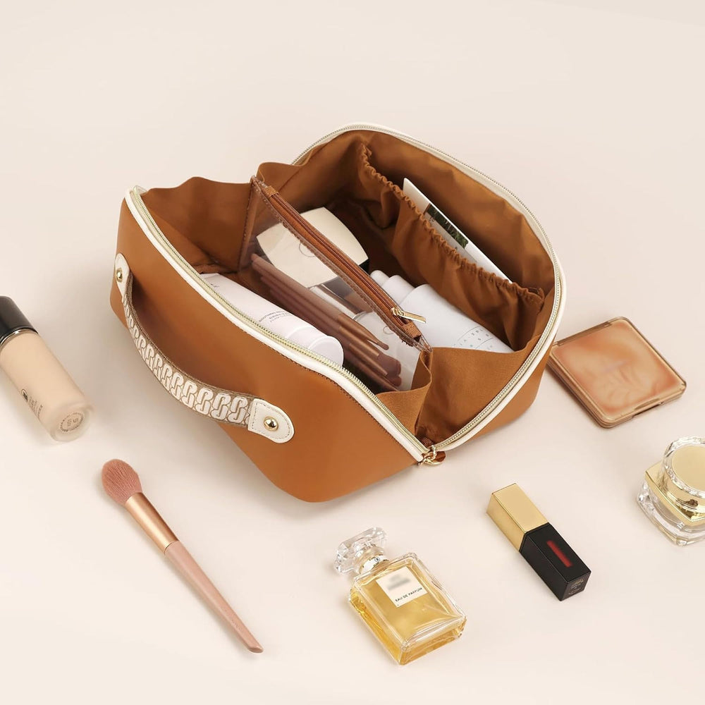Available in medium and large sizes for cosmetics and skincare storage.