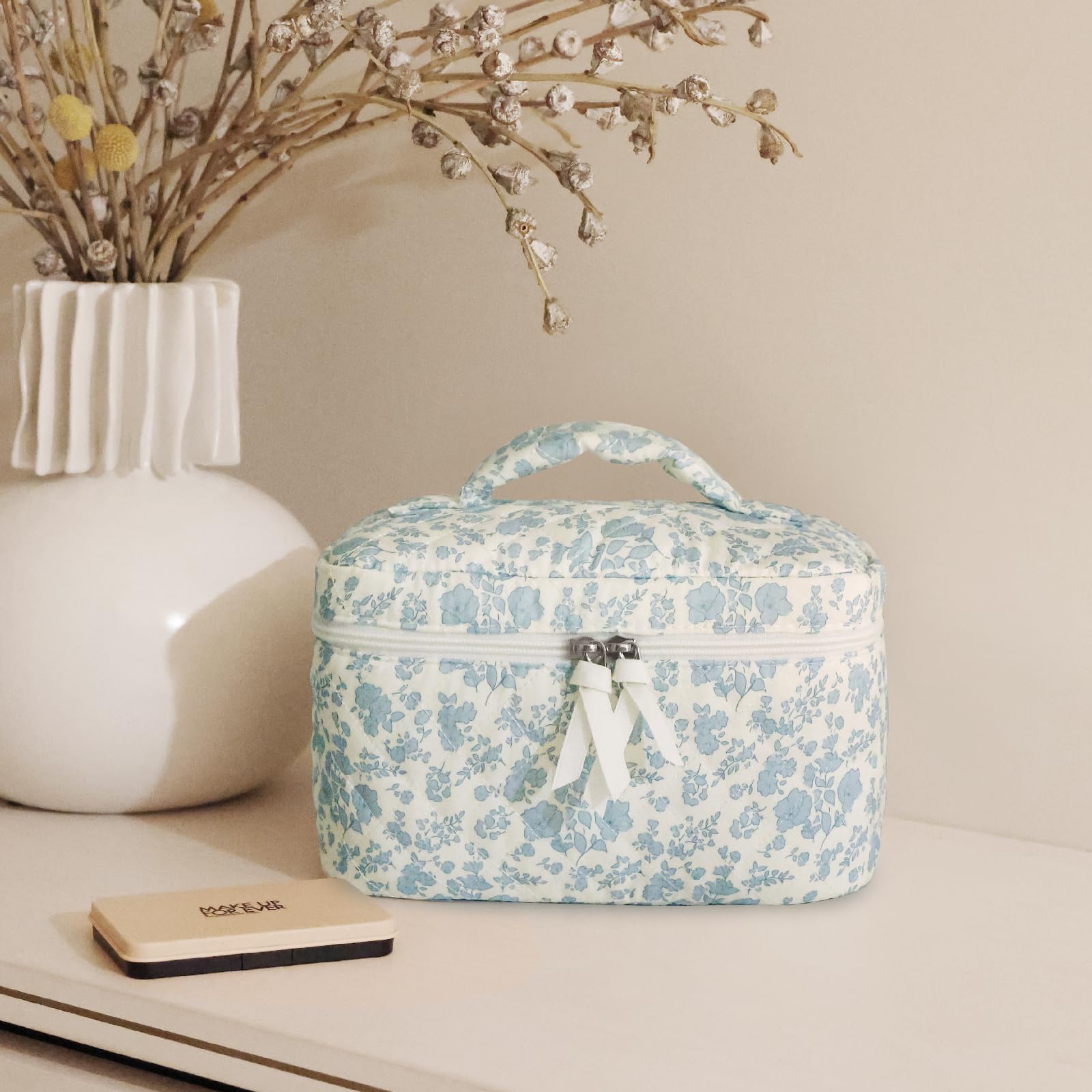 Prite makeup bag multi-purpose use as cosmetics or toiletries