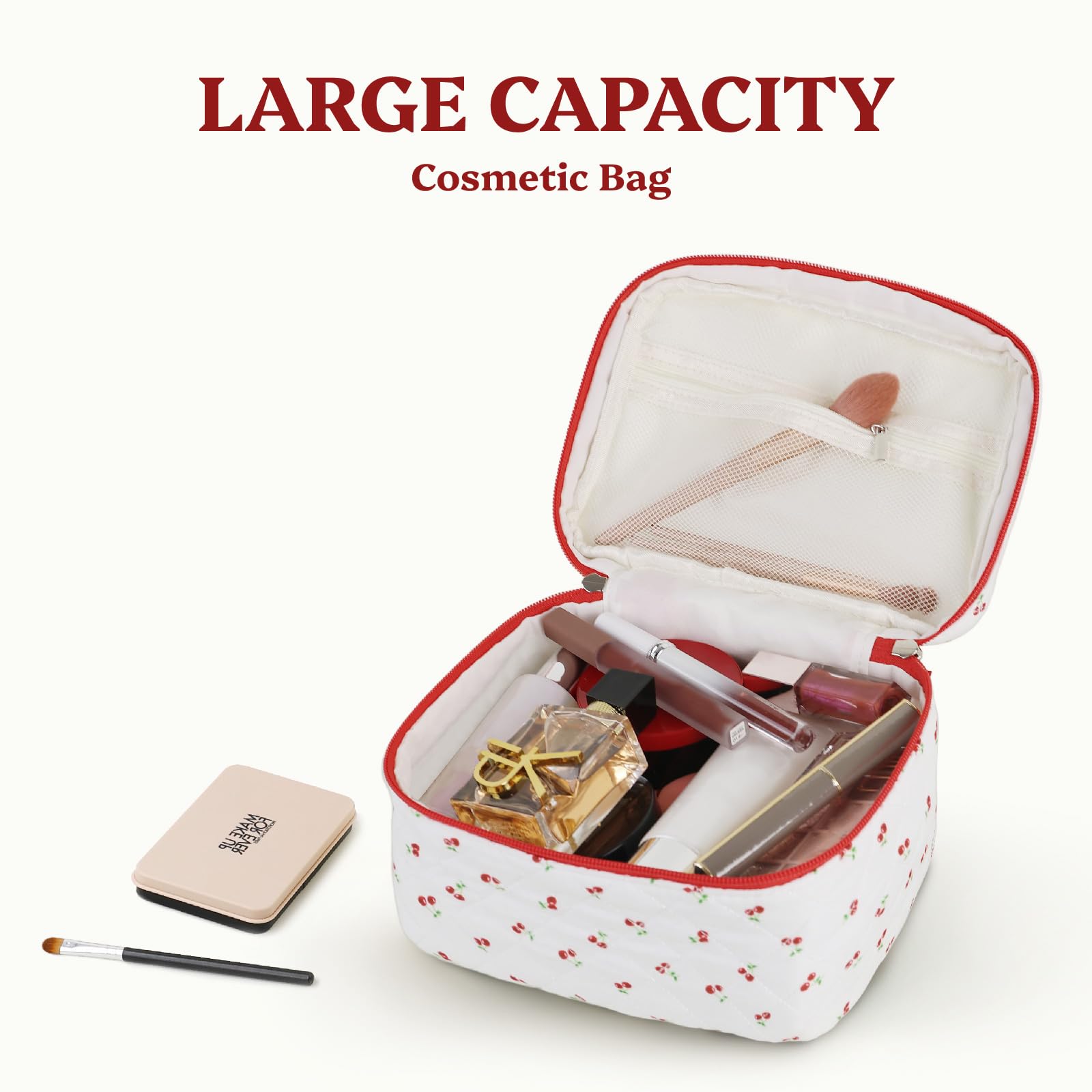 Prite makeup bag suitable for multi-purpose use and on-the-go storage