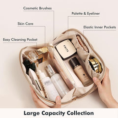 Prite makeup bag padded protection guards fragile items during transit