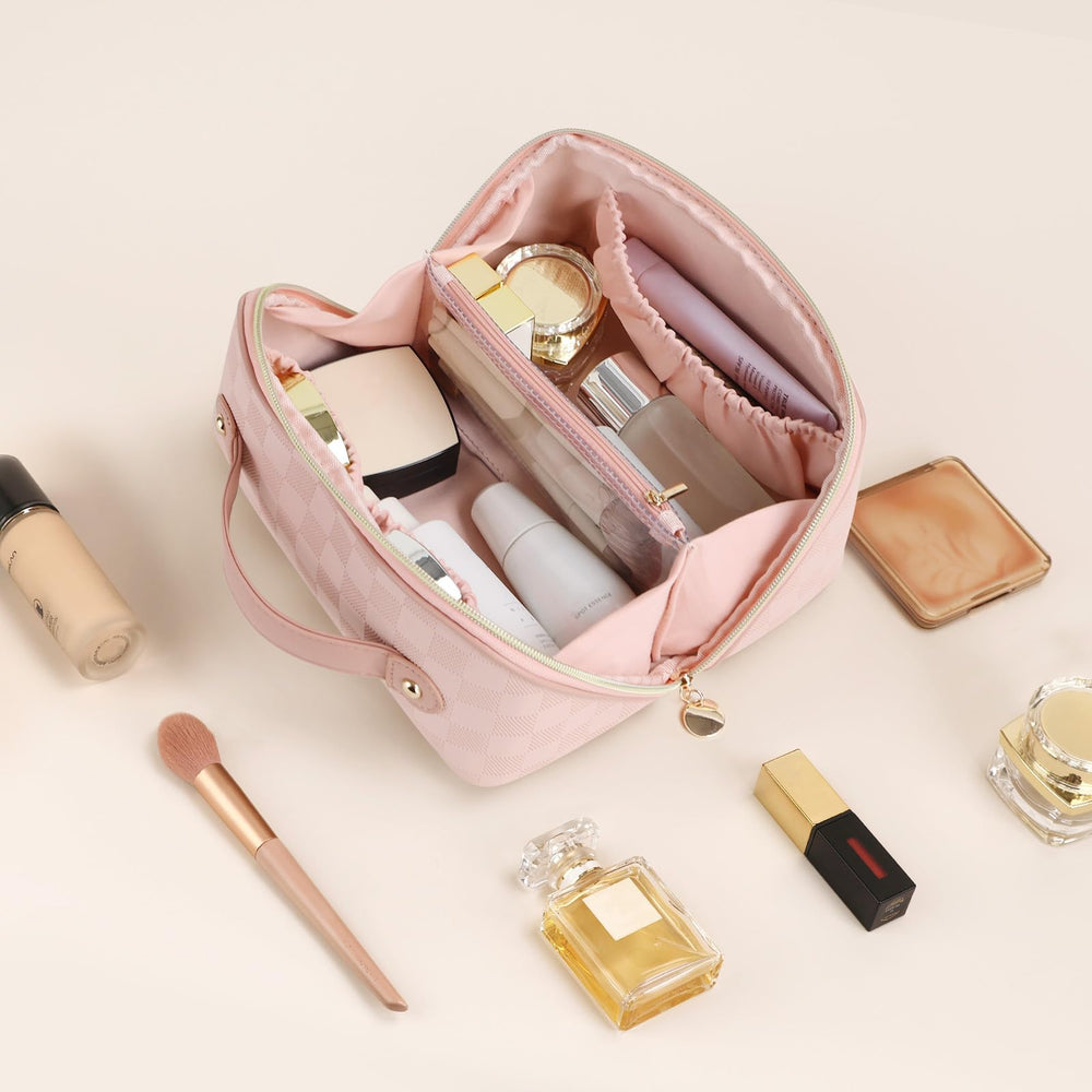Prite makeup bag ideal for travel organization and quick access