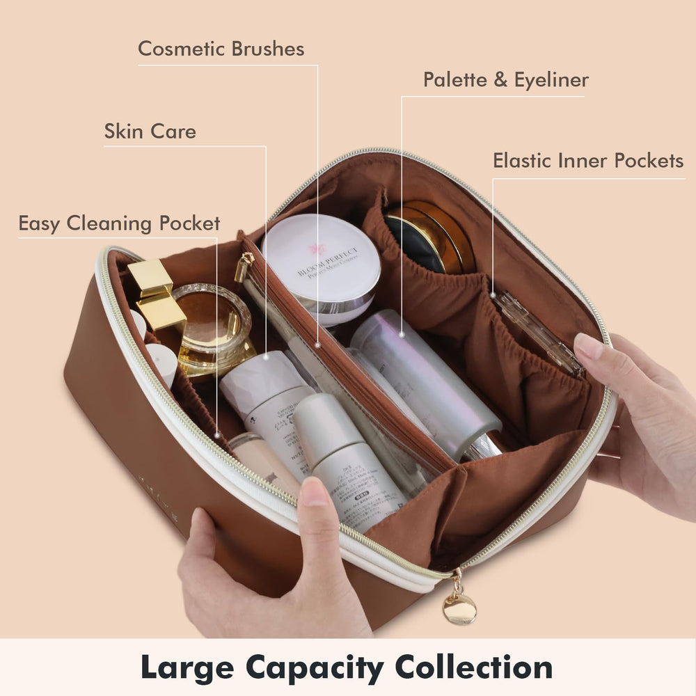 Prite vegan leather close-up highlights water-resistant material for quick cleanup