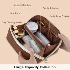Prite vegan leather close-up highlights water-resistant material for quick cleanup
