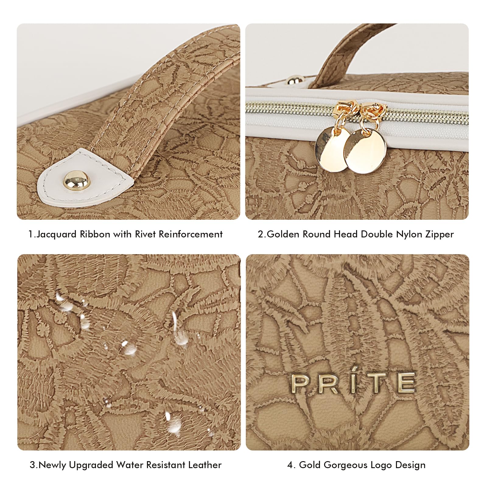 Prite soft-grip handle offers comfortable, portable use.