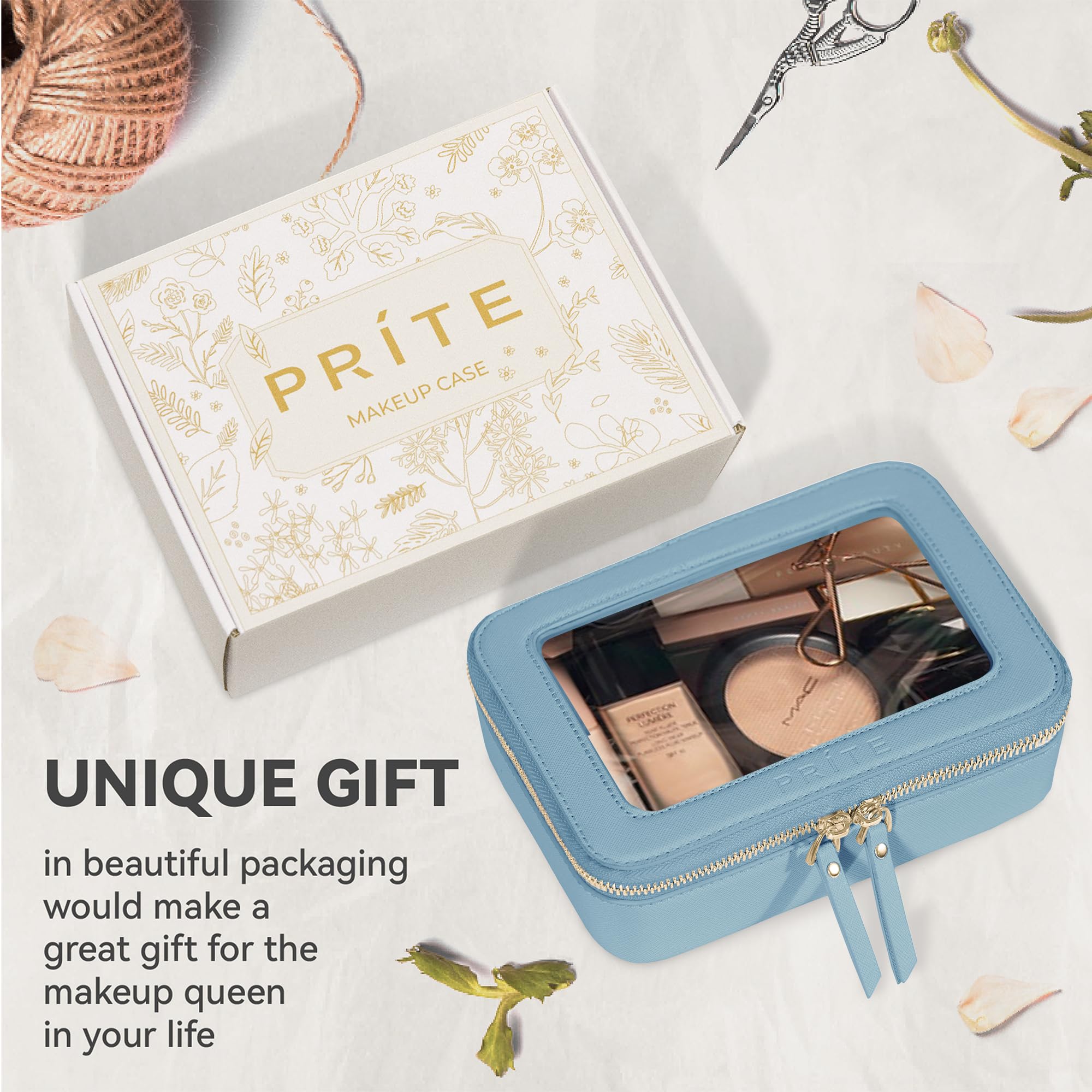 Prite travel-organization compact pouch fits cosmetics and small gear.