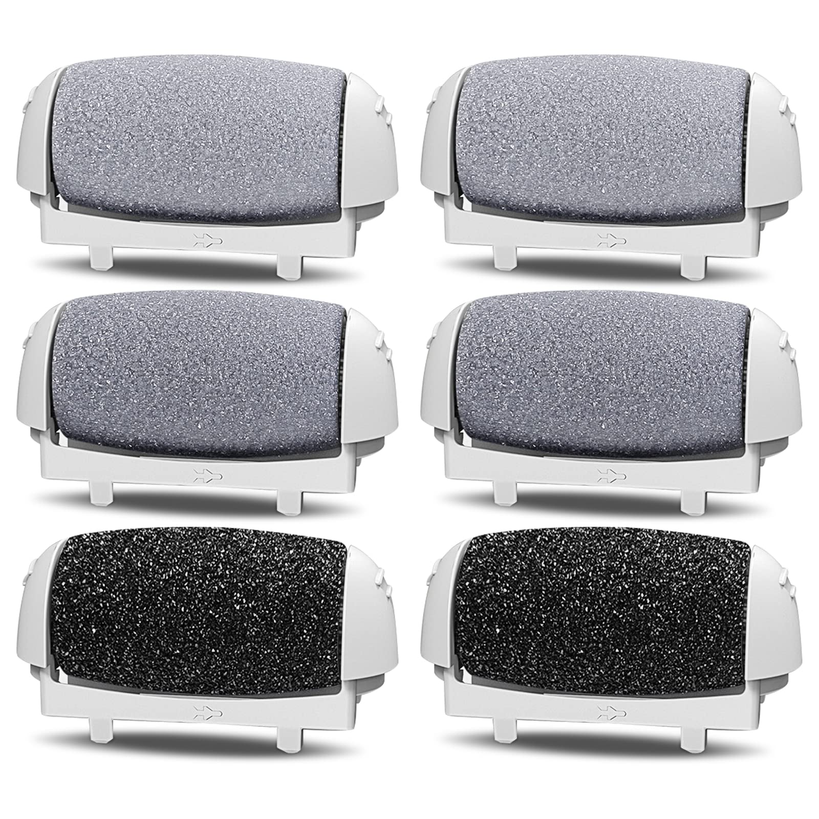 PRITECH callus rollers 6-pack overview for at-home pedicure maintenance