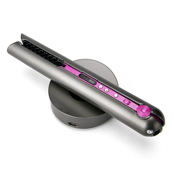 PRITECH cordless flat iron battery life enables on-the-go styling without cords.
